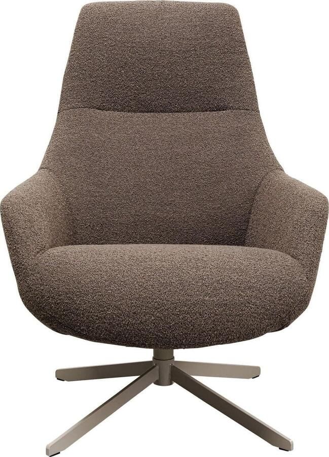 Kare Design | Draaistoel Met Arm Mimi Grey | Zitmeubels woonkamer | Draaifauteuil