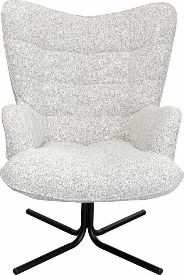 Kare Design | Draaistoel Met Arm Oscar Beige | Zitmeubels eetkamer | Armstoel
