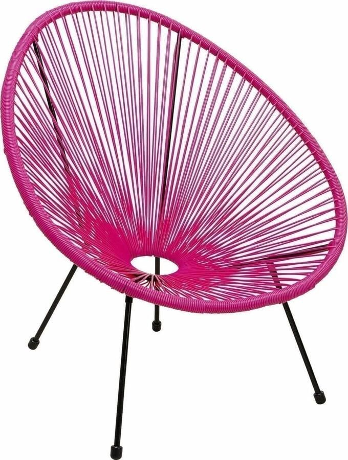 Kare Design | Fauteuil Acapulco Pink | Tuinmeubelen | Lounge tuinstoel