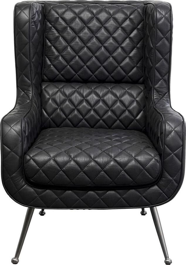Kare Design | Fauteuil Nonna Smart Leather Black | Zitmeubels woonkamer | Fauteuil