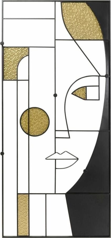 Kare Design | Kapstok Art Girl Face 90x200cm | Woonaccessoires | Kapstok