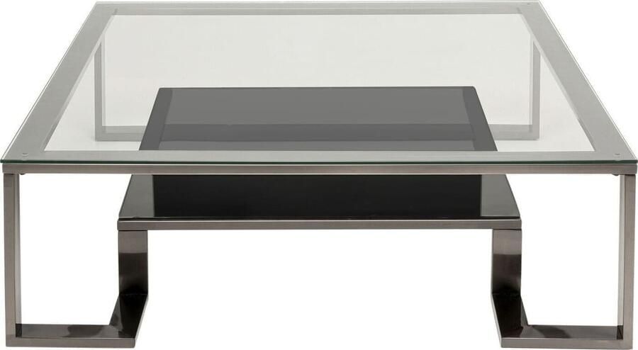 Kare Design | Salontafel Gold Rush Graphite 120x120cm | Woonkamertafels | Salontafel