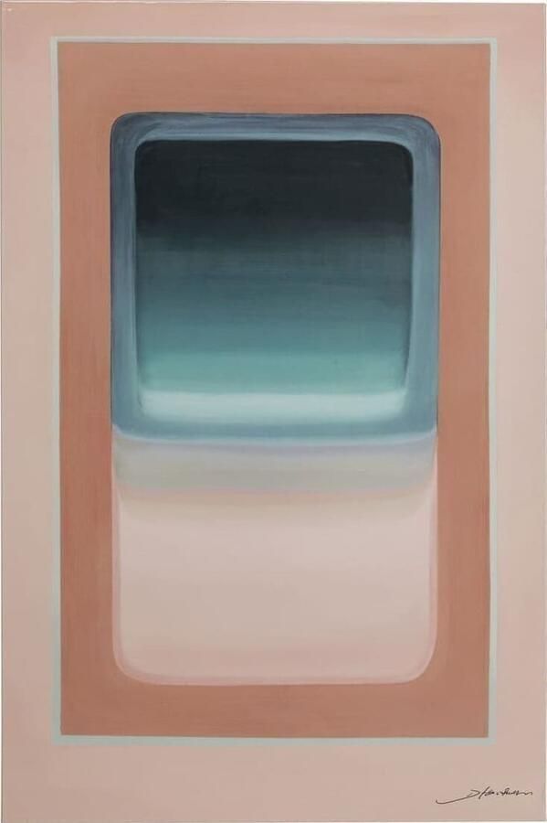 Kare Design | Schilderij Canvas Tendency Pastell 150x100cm | Woonaccessoires | Schilderij