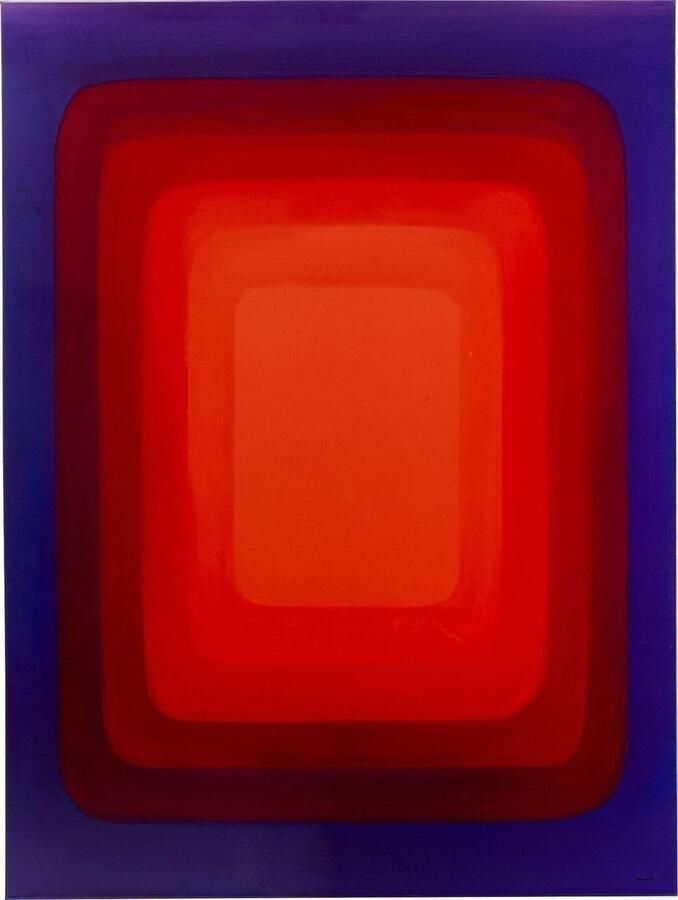 Kare Design | Schilderij Canvas Tendency Red 120x160cm | Woonaccessoires | Schilderij