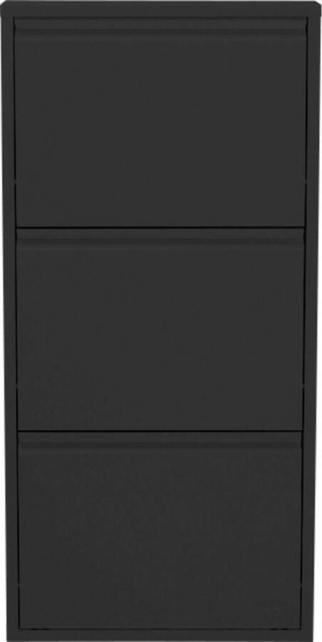 Kare Design | Schoenenkast Caruso 3 Black (MO) | Woonkamer meubels | Schoenenkast