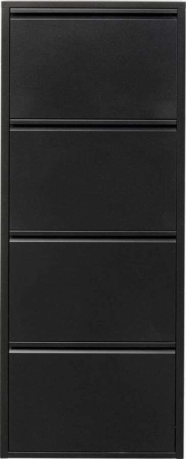 Kare Design | Schoenenkast Caruso 4 Black (MO) | Woonkamer meubels | Schoenenkast