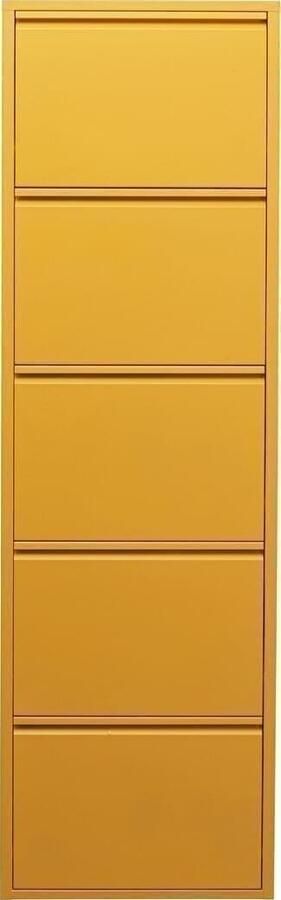 Kare Design | Schoenenkast Caruso 5 Yellow (MO) | Woonkamer meubels | Schoenenkast