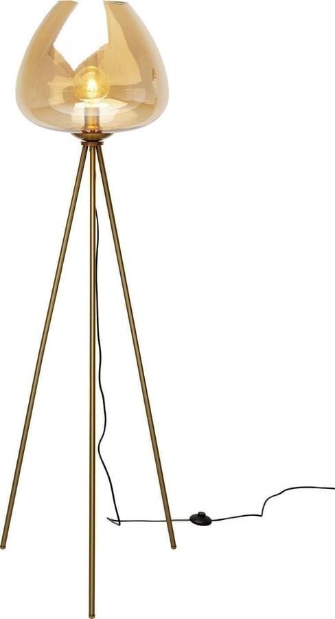 Kare Design | Vloerlamp Sphere Amber 146cm | Woonaccessoires | Vloerlamp
