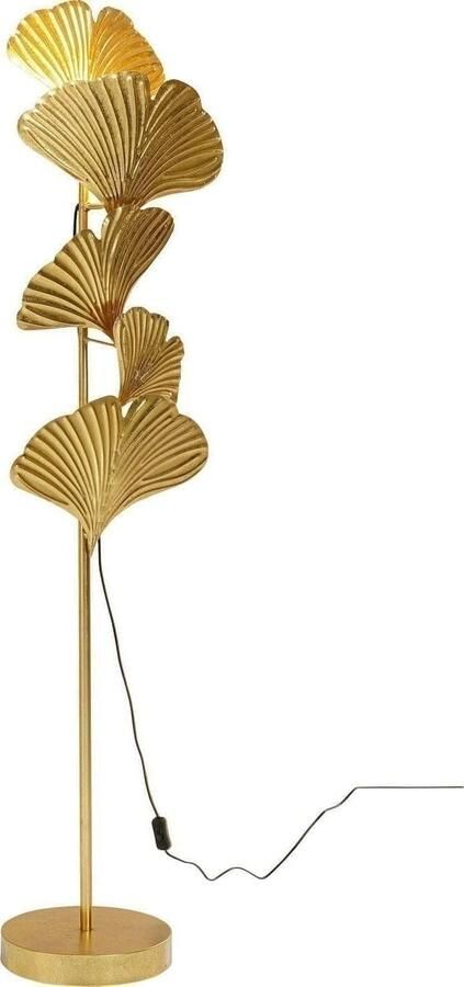 Kare Design | Vloerlamp Yuva Gold 160cm | Woonaccessoires | Vloerlamp