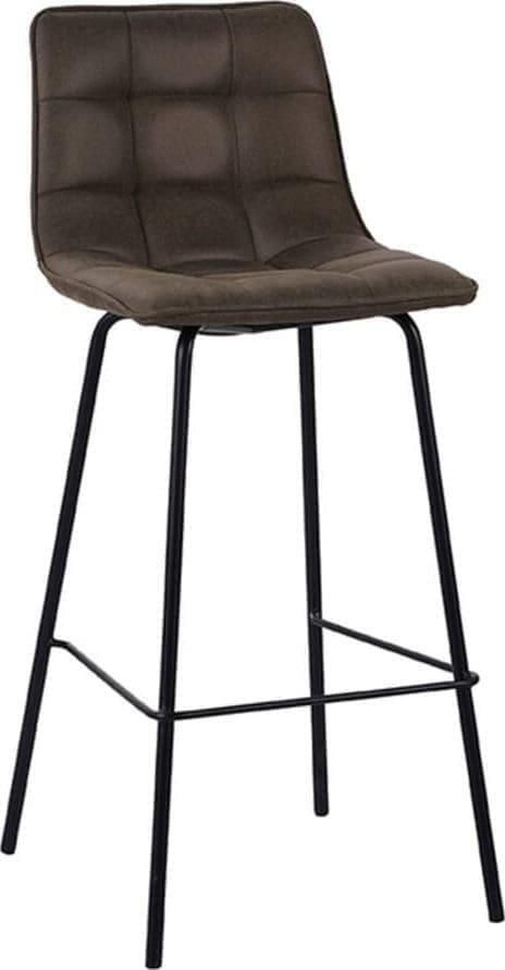 LABEL51 | Barkruk Bistro Moss Fluweel | Zitmeubels eetkamer | Barstoel