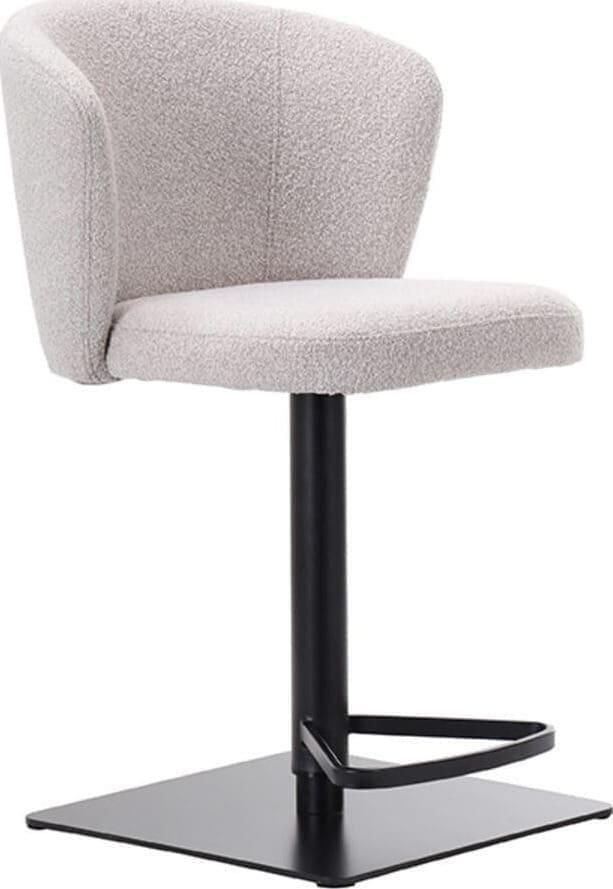LABEL51 | Barkruk Wave Naturel Boucle | Zitmeubels eetkamer | Barstoel