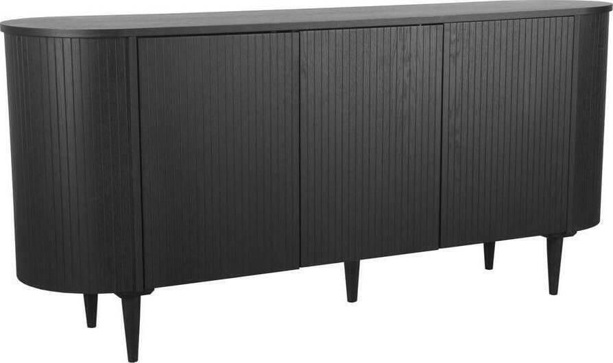LABEL51 | Dressoir Oliva Zwart Eiken | Woonkamer meubels | Dressoir