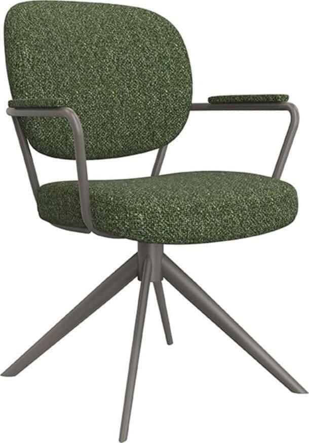 LABEL51 | Eetkamerstoel Basel Forest Boucle | Zitmeubels eetkamer | Armstoel