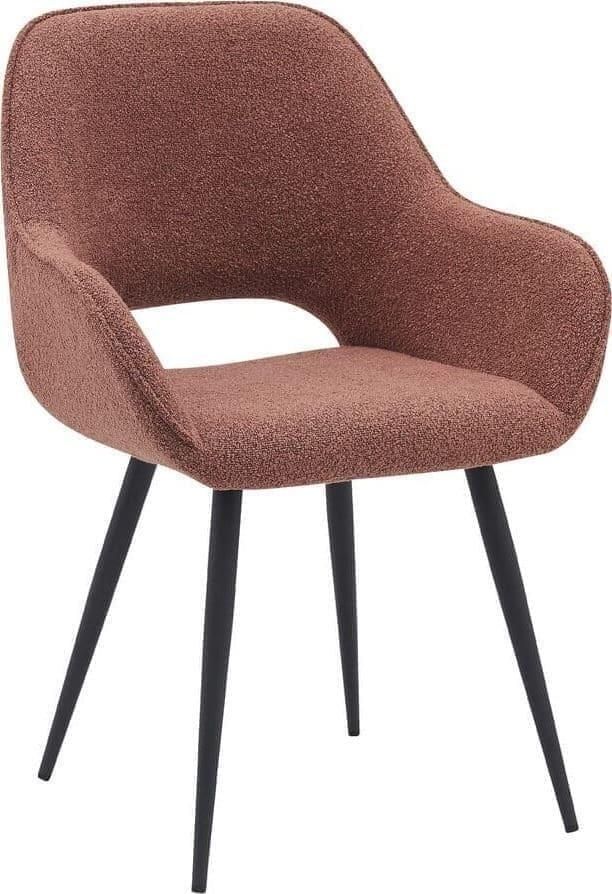 LABEL51 | Eetkamerstoel Fer Terra Boucle | Zitmeubels eetkamer | Armstoel