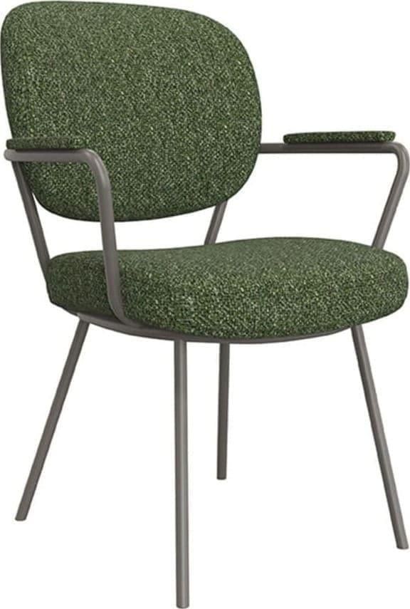 LABEL51 | Eetkamerstoel Lausanne Forest Boucle | Zitmeubels eetkamer | Armstoel