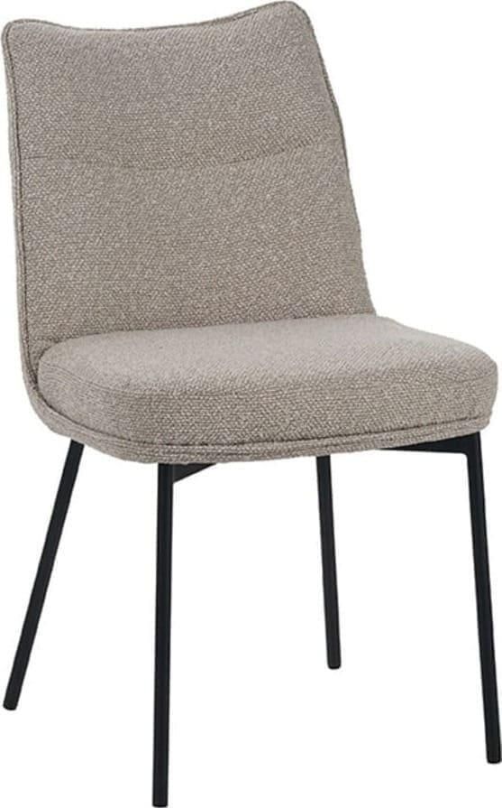 LABEL51 | Eetkamerstoel Lennon Naturel Boucle | Zitmeubels eetkamer | Eetkamerstoel