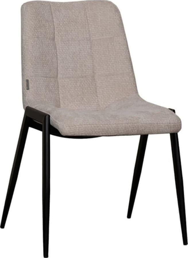 LABEL51 | Eetkamerstoel Noor Naturel Elite Black Frame | Zitmeubels eetkamer | Eetkamerstoel