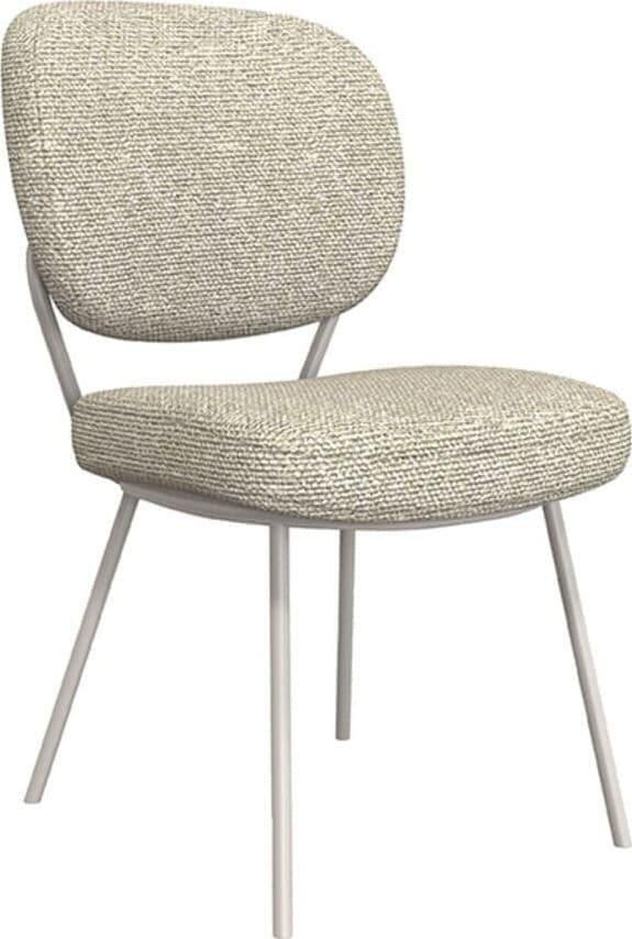 LABEL51 | Eetkamerstoel Singapore Naturel Boucle | Zitmeubels eetkamer | Eetkamerstoel
