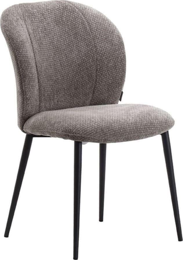 LABEL51 | Eetkamerstoel Vino Stone Stof | Zitmeubels eetkamer | Eetkamerstoel