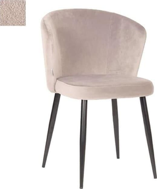 LABEL51 | Eetkamerstoel Wave Naturel Boucle | Zitmeubels eetkamer | Eetkamerstoel - Foto 3