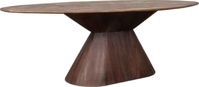 LABEL51 | Eetkamertafel Jagger Espresso Mangohout | Eetkamertafels | Eettafel