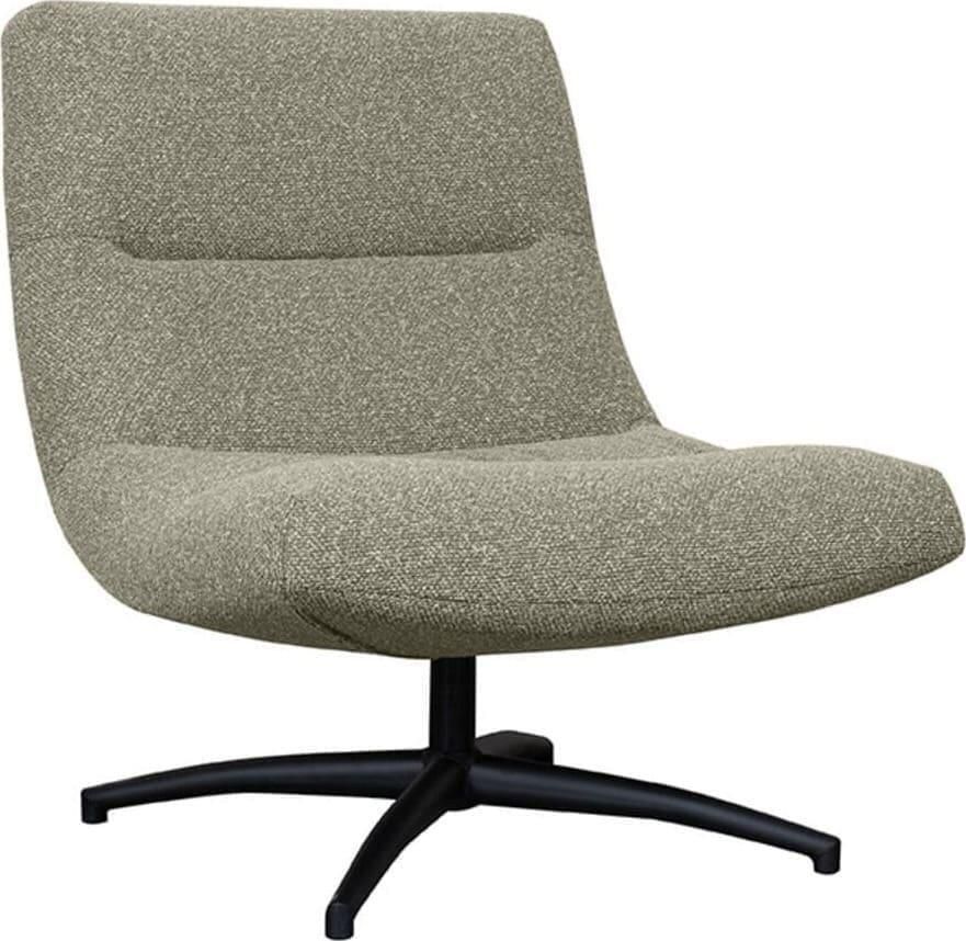 LABEL51 | Fauteuil Calix Naturel Boucle | Zitmeubels woonkamer | Draaifauteuil