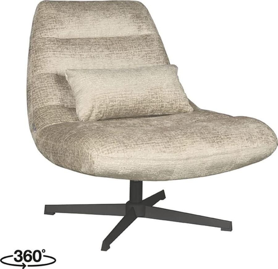 LABEL51 | Fauteuil Nox Beige Elegance | Zitmeubels woonkamer | Fauteuil