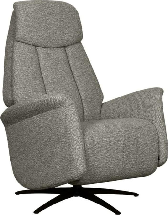 LABEL51 | Fauteuil Oslo Truffel grijs Boucle | Zitmeubels woonkamer | Relaxfauteuil