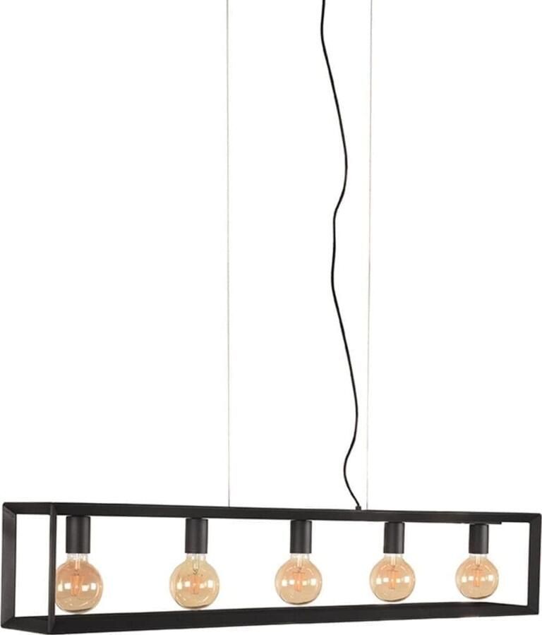 LABEL51 | Hanglamp Tetto Zwart Metaal | Woonaccessoires | Hanglamp