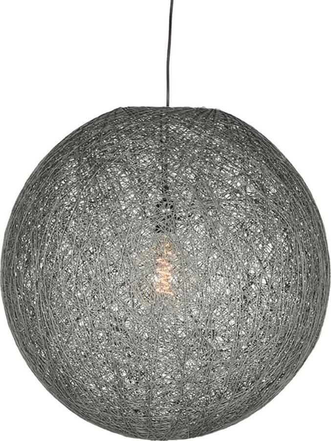 LABEL51 | Hanglamp Twist Grijs Vlas XL | Woonaccessoires | Hanglamp - Foto 2