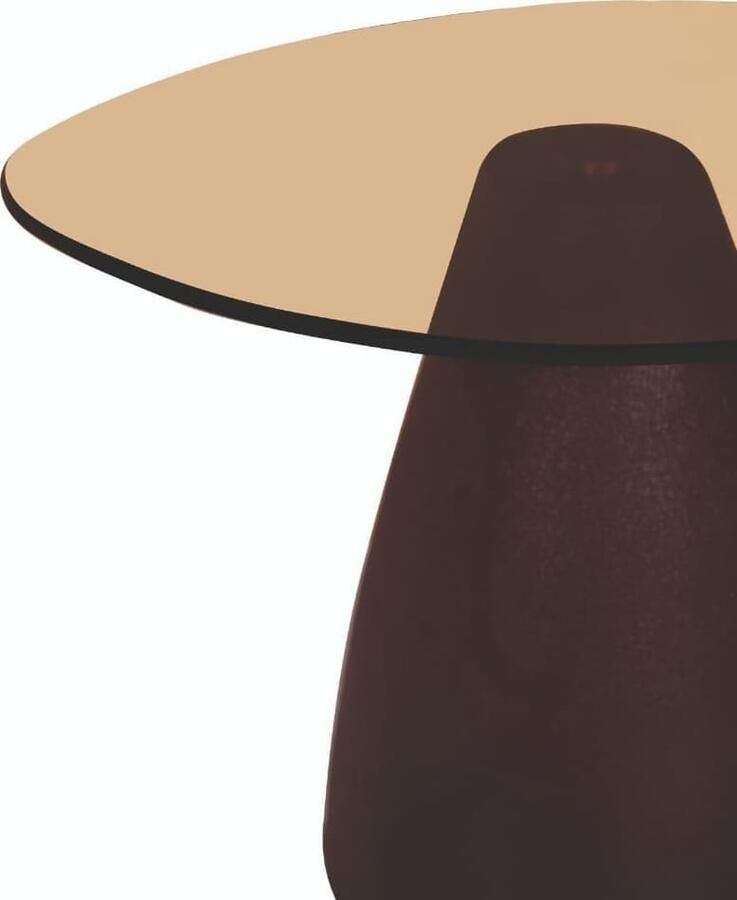 Livingfurn | Bijzettafel Brix Mylon Burgundy 50cm | Woonkamertafels | Bijzettafel