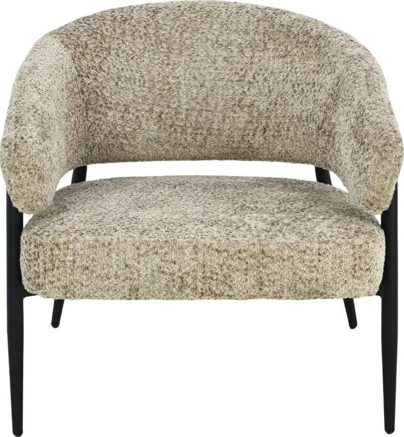 Livingfurn | Fauteuil Dilan Venga Liver | Zitmeubels woonkamer | Fauteuil