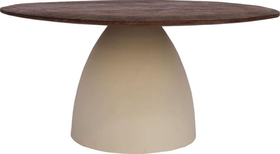 Livingfurn | Salontafel Brix Marron 86 cm | Woonkamertafels | Salontafel