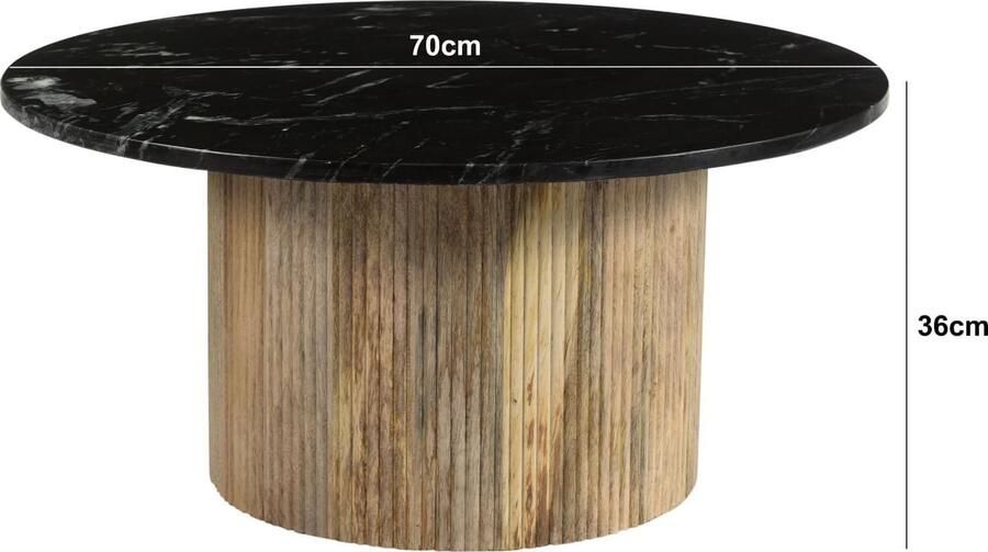 Livingfurn | Salontafel Brix Nova Black | Woonkamertafels | Salontafel