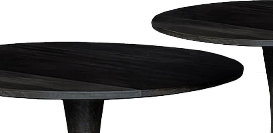 Livingfurn | Salontafel Brix Vivian Black 50cm | Woonkamertafels | Salontafel