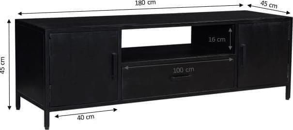 Livingfurn | Tv-dressoir Kala 180 cm | Woonkamer meubels | Tv-dressoirTv-meubel - Foto 3