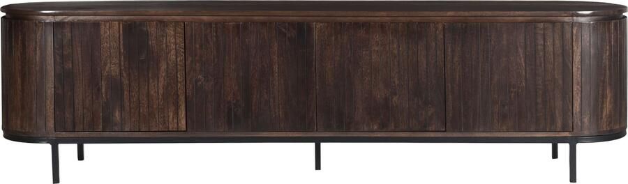 Livingfurn | Tv-dressoir Noor Walnut 210cm | Woonkamer meubels | Tv-dressoirTv-meubel - Foto 2