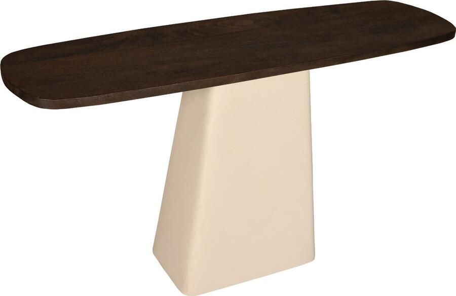 Livingfurn | Wandtafel Brix Marron 140 cm | Eettafels | Wandtafel