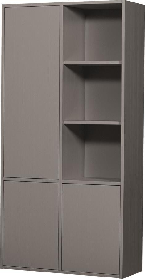 WOOOD Opbergkast Merel 200 x 100cm Warm Grijs - Foto 2