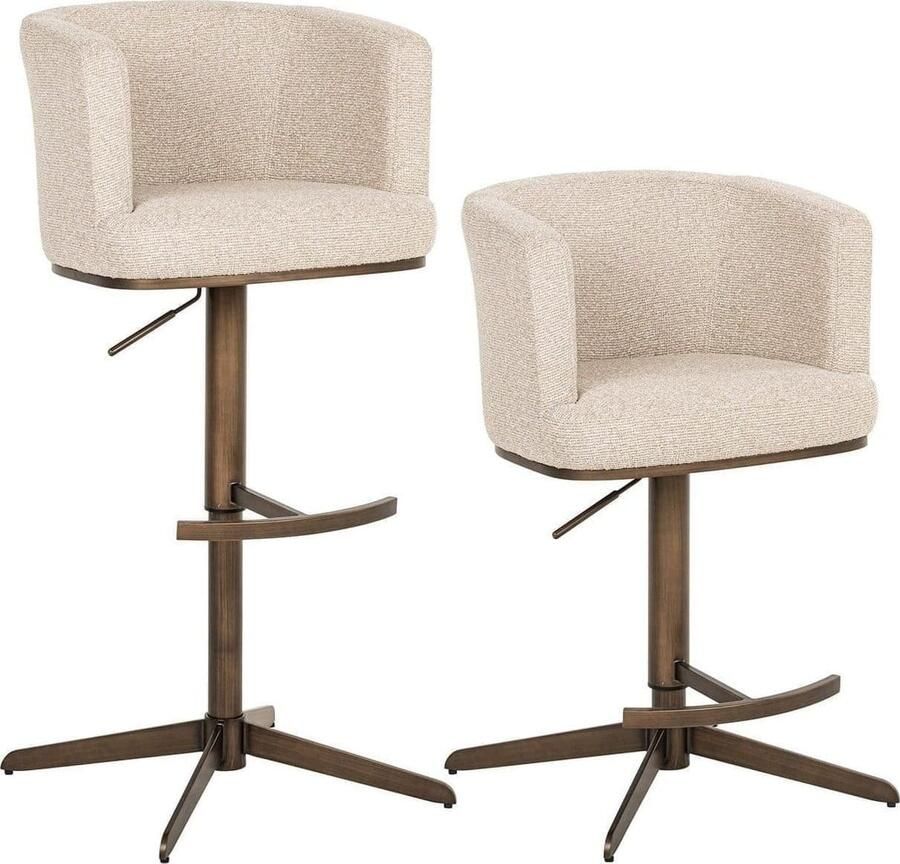 Richmond Interiors | Bar counterstoel Cheyenne biscotti | Eetkamer meubels | Barstoel