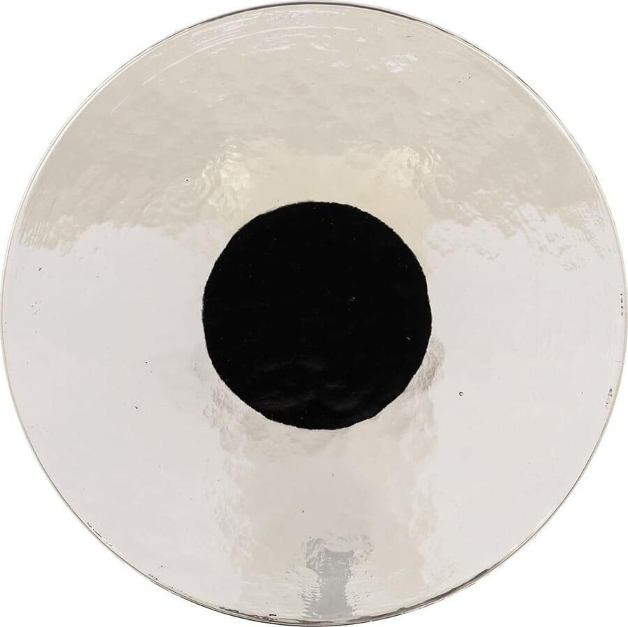 Richmond Interiors Richmond Bijzettafel Aurora Glas en marmer Ø27cm Beige Rond
