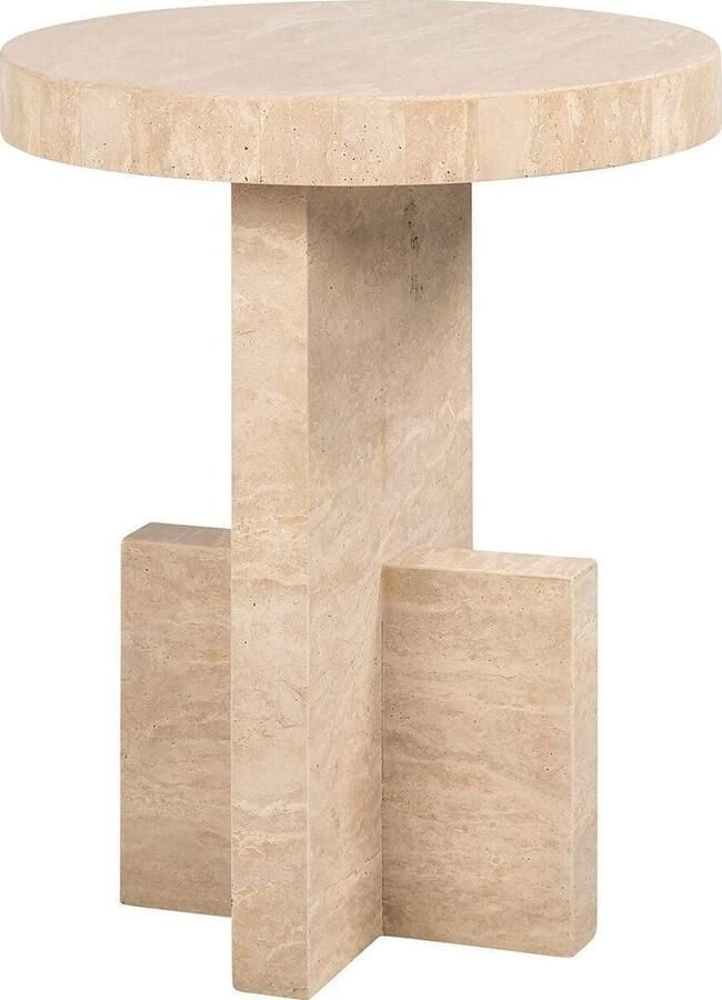Richmond Interiors | Bijzettafel Biltmore Italian Travertine | Woonkamertafels | Bijzettafel