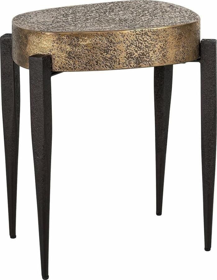 Richmond Interiors Richmond Bijzettafel Declan 55 x 43cm Goud Organisch