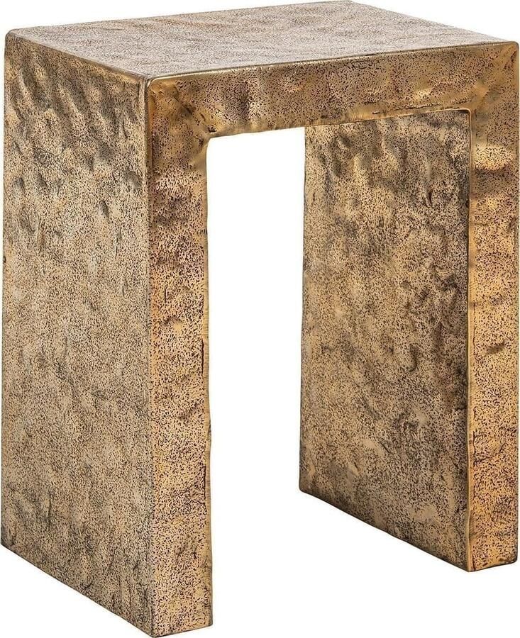 Richmond Interiors Richmond Bijzettafel Novan Brushed gold 40 x 29cm Goud
