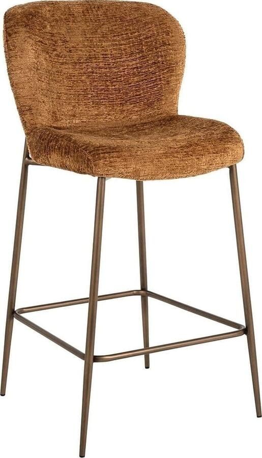 Richmond Interiors | Counterstoel Odarby cognac fusion | Zitmeubels eetkamer | Barstoel