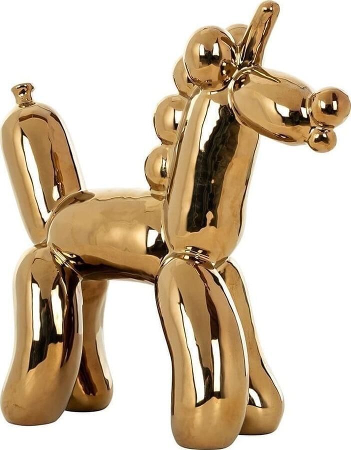 Richmond Interiors | Deco object Balloonicorn gold | Woonaccessoires | Beeld