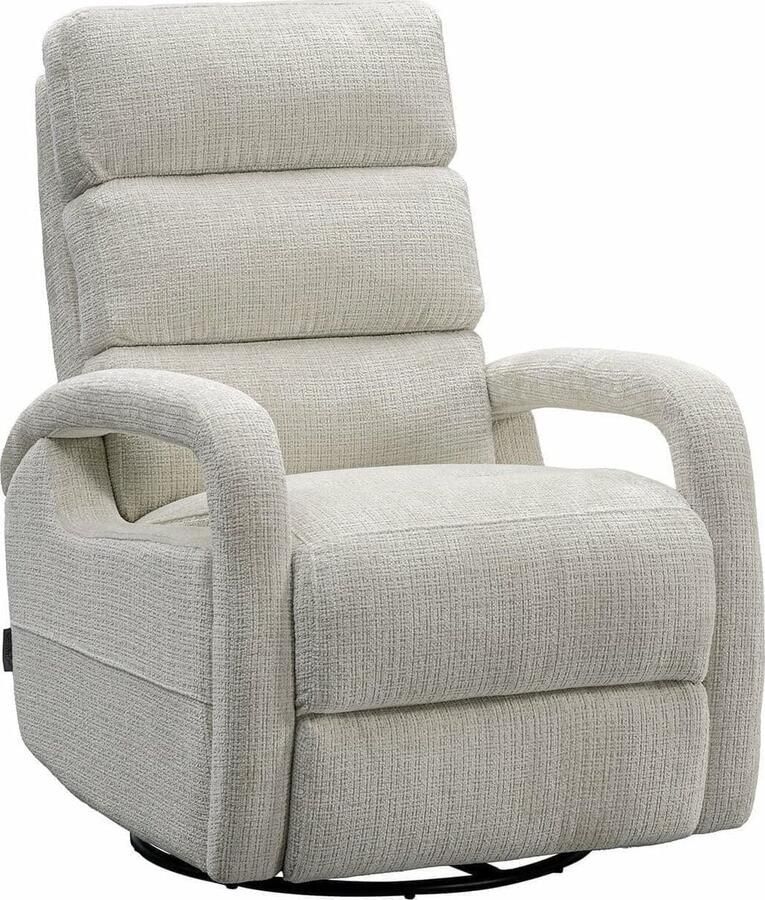 Richmond Interiors | Draaifauteuil Denvi beige chenille | Zitmeubels woonkamer | Draaifauteuil