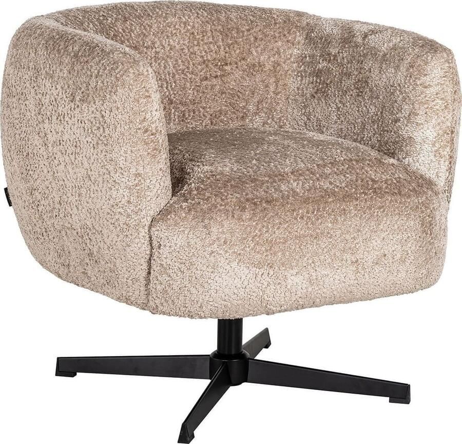 Richmond Interiors | Draaifauteuil Estelle Sheep Nature | Zitmeubels woonkamer | Draaifauteuil
