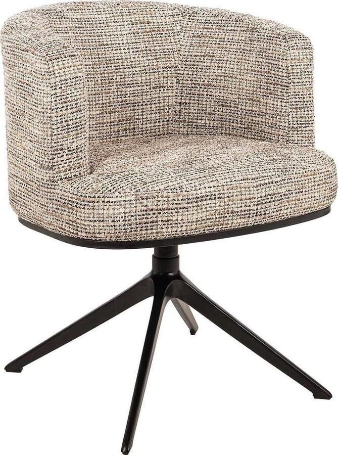 Richmond Interiors | Draaistoel Cheyenne trendy nature | Eetkamerstoelen | Eetkamerstoel