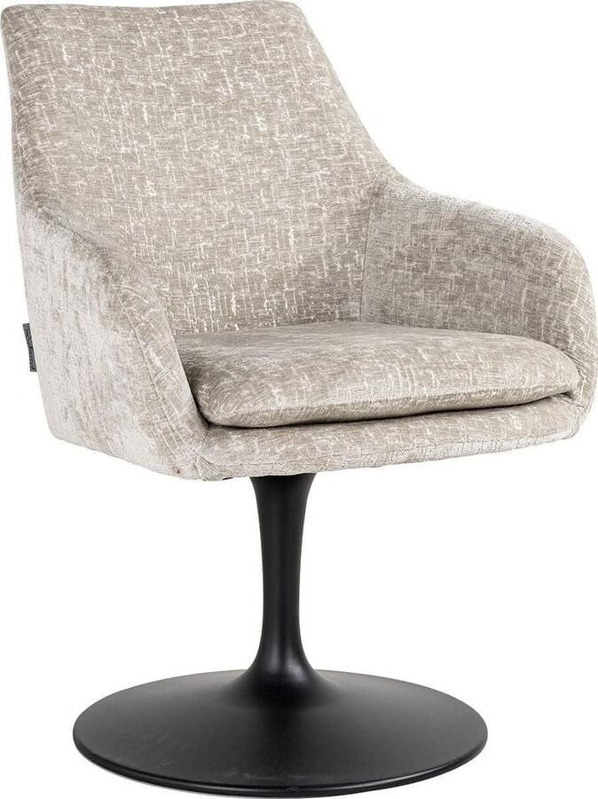Richmond Interiors | Draaistoel Marlon pearl island | Zitmeubels eetkamer | Armstoel